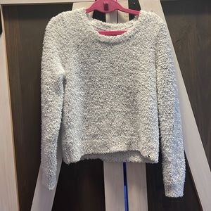 Abercrombie kids- girls 7/8 white sweater , excellent used condition
